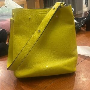 Kate Spade Marti Large Bucket bag, yellow/chartreuse